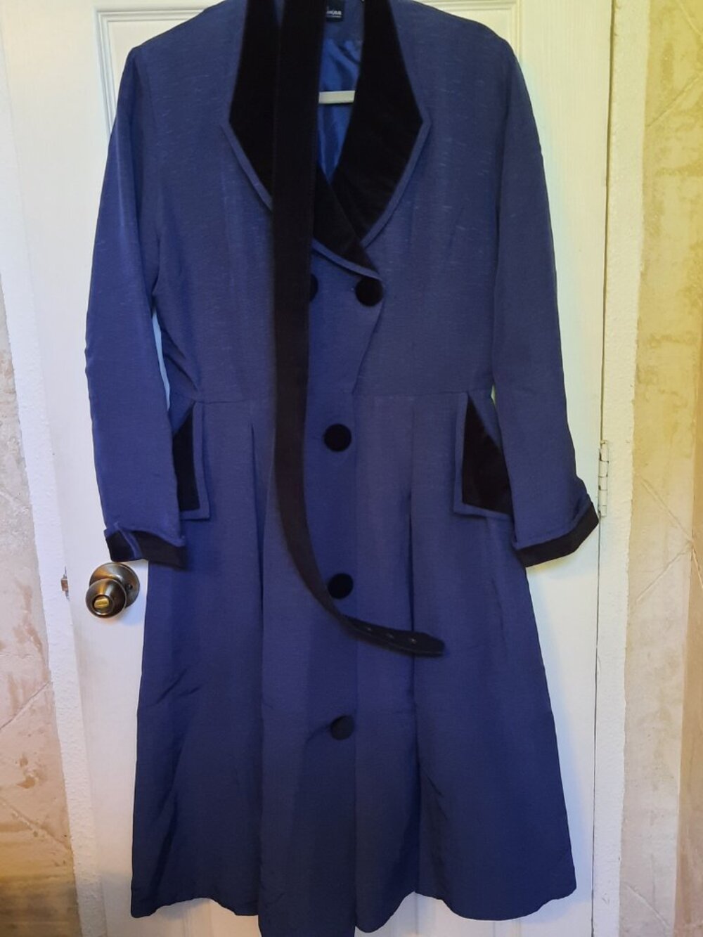 Trashy diva navy Fontaine dress coat - Picture 3 of 4